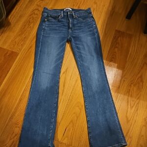 LOFT Women's Blue Boot Cut Jeans